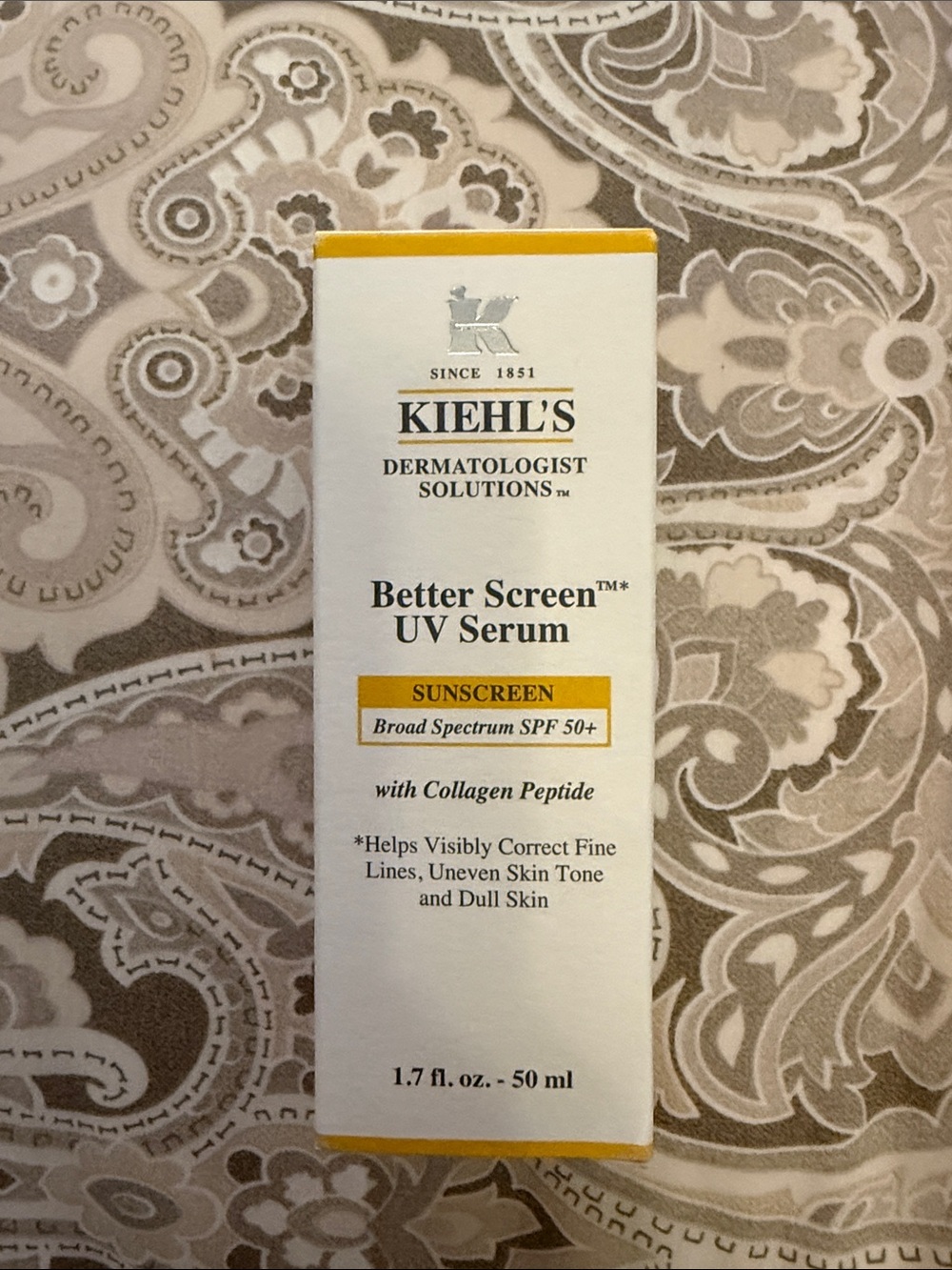 Kiehl's Better Screen UV Serum Sunscreen - White and Yellow NWT!